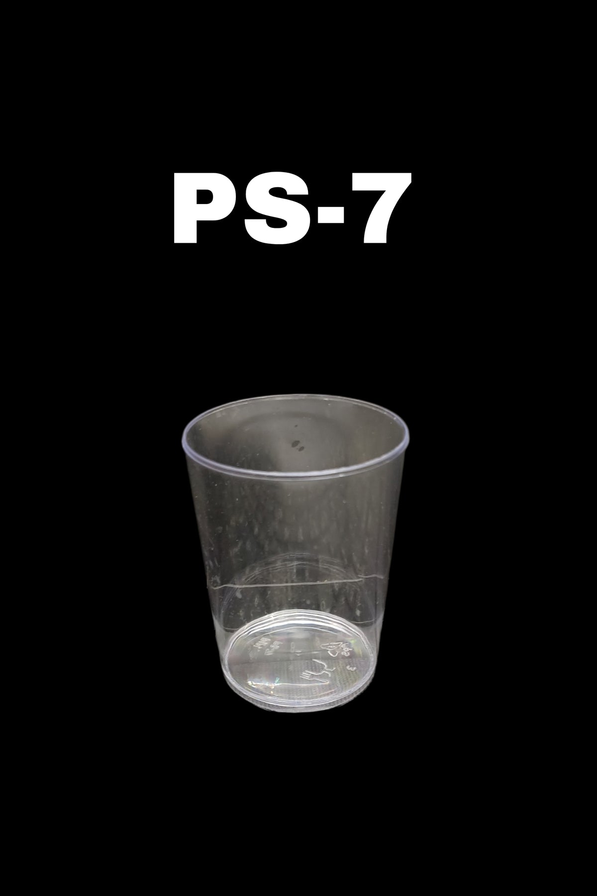 Mini Transparent Acrylic Mousse Cup Without Lid | Pudding Cup | Parfait Cup 90ML (PS-7) (MOQ 500 PCS) (M)