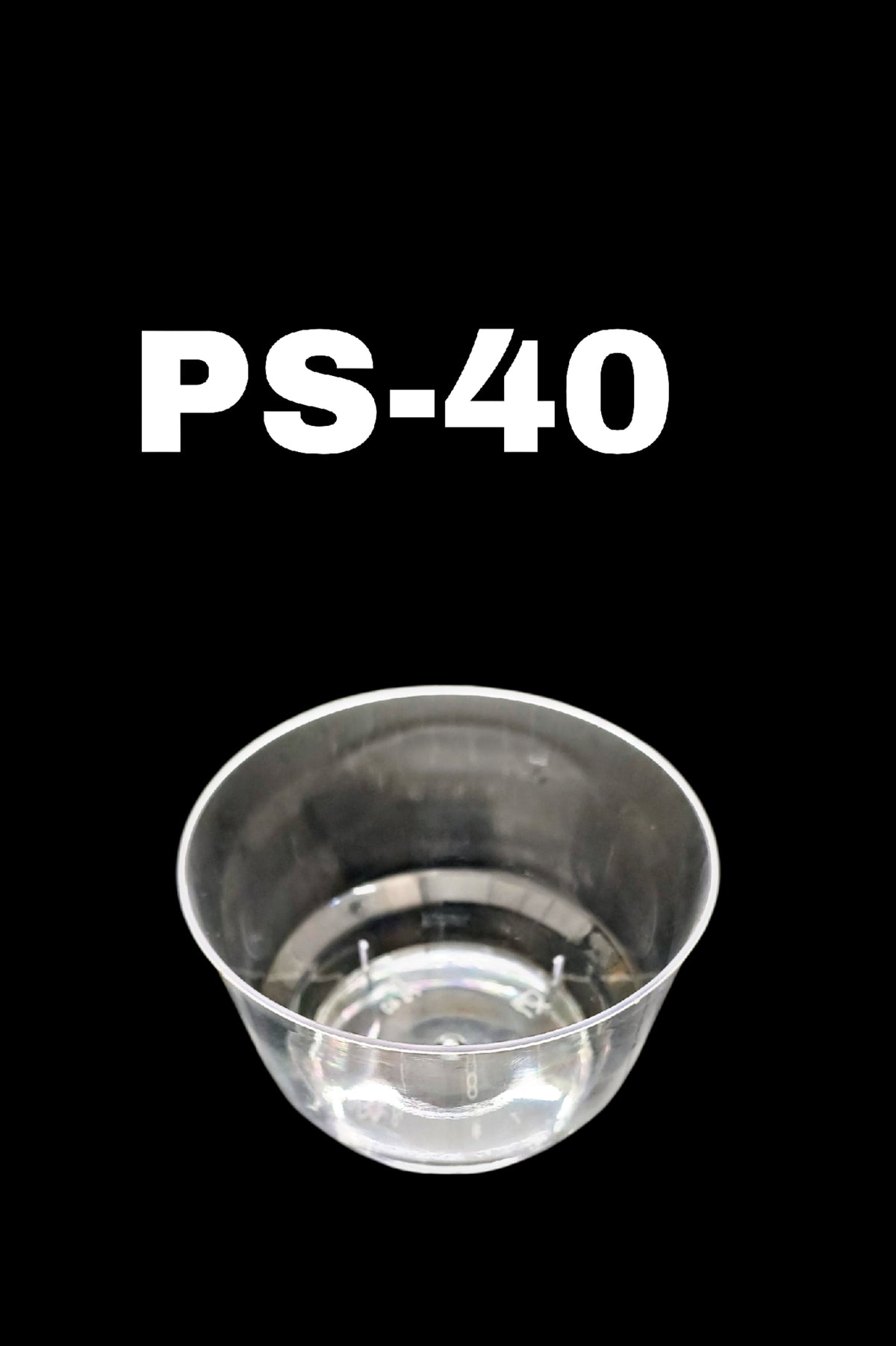 Mini Transparent Acrylic Mousse Cup Without Lid | Pudding Cup | Parfait Cup 160ML (PS-40) (MOQ 500 PCS) (U)