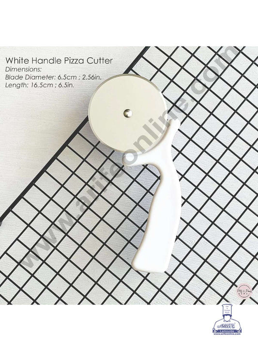 1pc Pizza Cutter Stainless Steel Blade with Plastic Handle - 6.5 cm SB-100213 (MOQ 12 PCS) (FD)