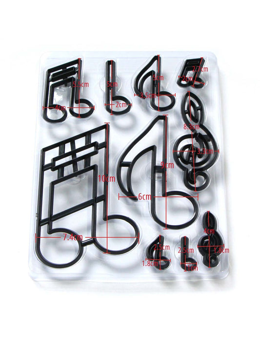 10PCS-SET-Music-Notes-Cookie-Cutter-Plastic-Sugarcraft-Fondant-Cutter-Mold-Cake-Decorating-Tools