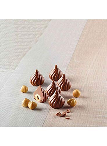 Cake Decor New Modak Shape 6 in 1 Chocolate Mould, Silicone Molds for Chocolate, Chocolate Silicone Moulds, Silicon Brown Chocolate Moulds for Ganesh Chaturti Festivals