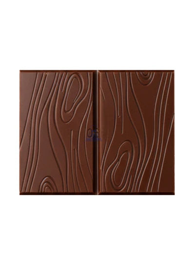 Small Bakers 4-Cavity Wavy Design Polycarbonate Chocolate Bar Mold |SBPS-90|1 Piece| (MOQ 12 PCS) (UD)