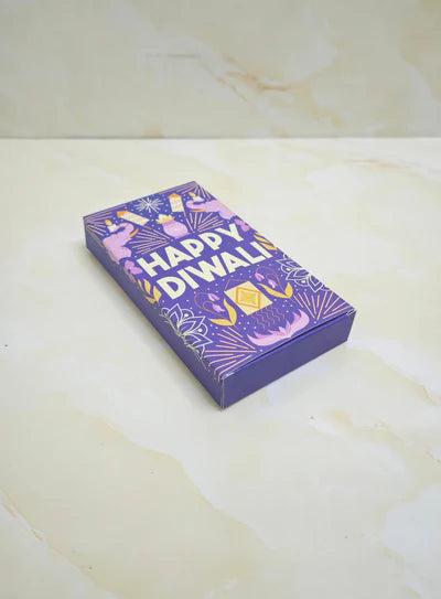 Diwali Kunafa Bar Box - Design 01 ( Pack of 10 Pcs ) (SBBX-Diwali-CBB-01)- (MOQ 12 PACK)