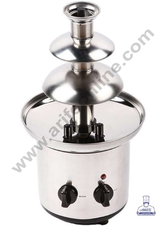 3 Tier Chocolate Fountain - Stainless Steel Machine - Fountain for Parties (MOQ 3 PCS) (RADD)