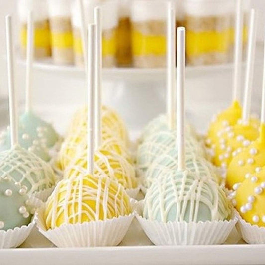 Cake Decor Plastic Lollipop Stick Candy Like Chocoalte and Cake Pop, These sticks also do wonders on special occasions like birthday party or simple playtime with friends.4.5 Inch Plastic Lollipop stick Pack of 100 Pcs lollipop sticks.