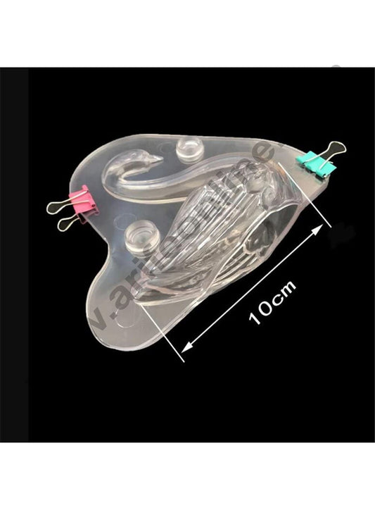 Cake Decor Polycarbonate 3D Swan Shape Chocolate Mold Cake Decorating Chocolate Mould Tools