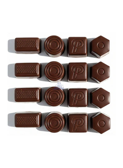 Small Bakers 14-Cavity Polycarbonate Multi-Shape Chocolate Mold |SBPS-59|1 Piece| (MOQ 12 PCS) (UD)