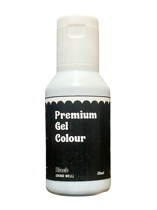 7C Edible Premium Gel Color Food Colouring for Icing, Cakes Decor, Baking, Fondant Colours - Black (MOQ 12 PCS) (RA.24)