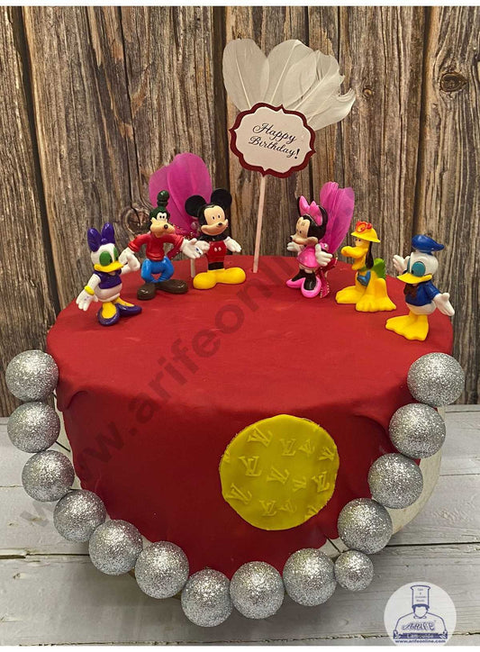 CAKE DECOR™ 6 Pieces New Mickey Mouse & Family Toys Cake Toppers (SB-T-8122)