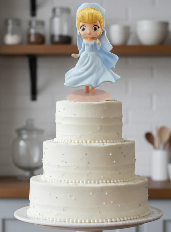 1 Piece Disney Cinderella Doll Dreamy Style Cake Topper (SBTO-C) (MOQ 12 PCS) (IE)