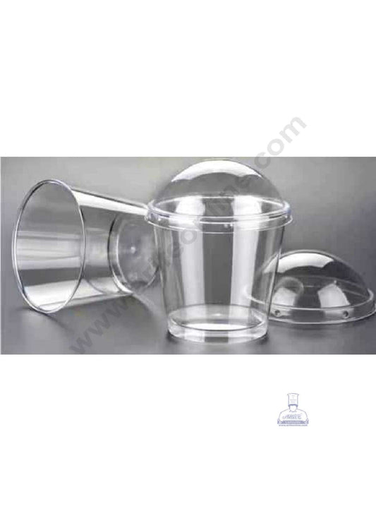 Simple Transparent Mousse Cups with Lids | Dessert Cups | Pudding Cups | Mini Parfait Cups (MOQ 500 PCS)(L.5)