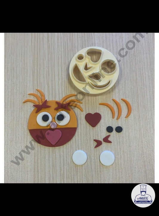 Cake Decor 1 Pc Mix and Match Funny Face Plastic Fondant Cutter Gumpaste Cutter