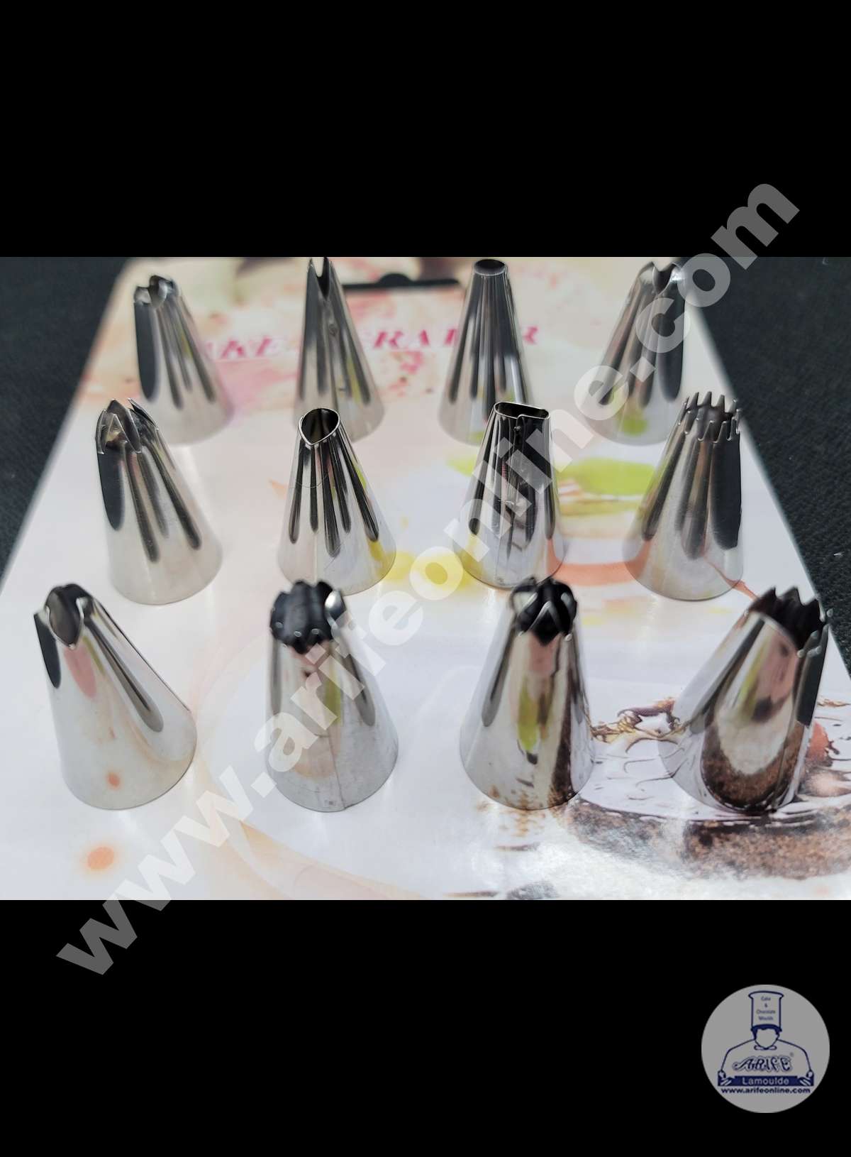 Cake Decor 12 Pcs New Nozzle Set Pastry Tips Cupcake Cake Decorating Nozzle