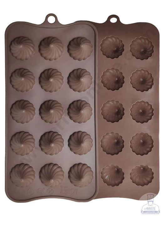 Cake Decor 15 Cavity Modak Shape Chocolate Mould Ganesh Chaturti Festivals SBCM-717
