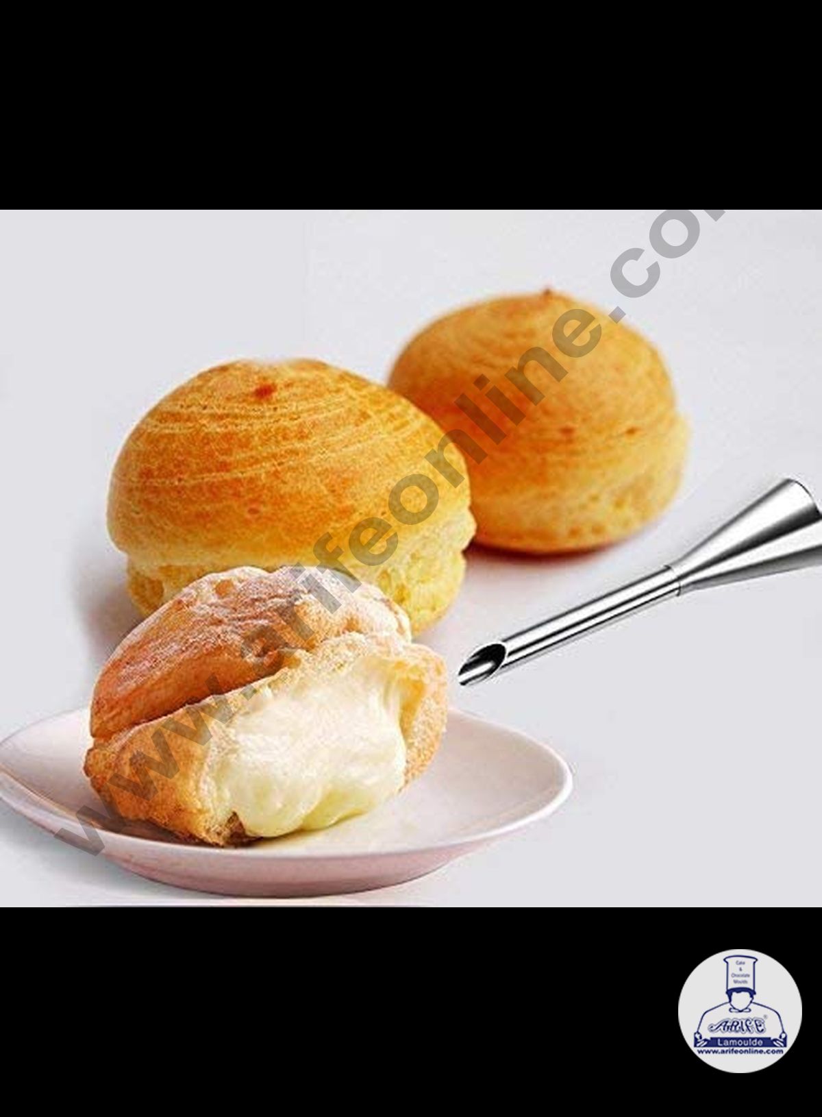 Cake Decor 2 Pcs Filling Nozzle Puff Special Nozzle Set Pastry Tips Cupcake Cake Decorating Nozzle YG-41