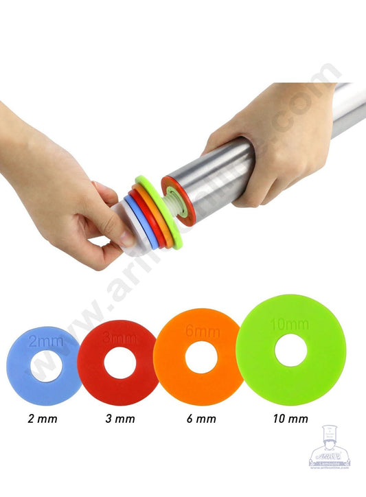 Cake Decor Adjustable Stainless Steel Rolling Pin