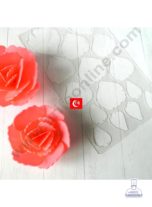 Cake Decor Flower Making Chocolate Stencil Mould - Peony (SBTXF-007)