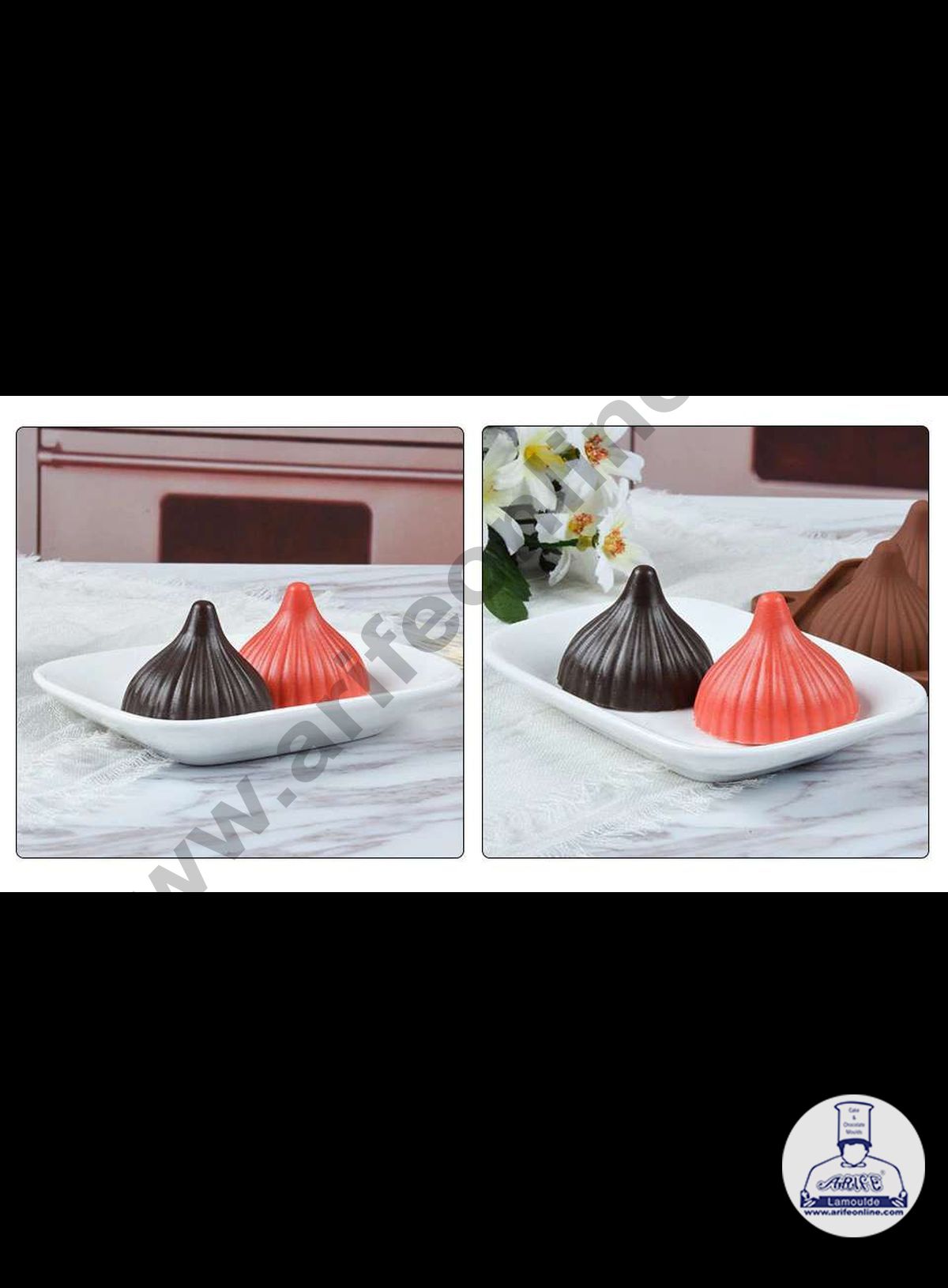 Cake Decor Modak Shape 8 Cavity Chocolate Mould, Ganesh Chaturti Festivals