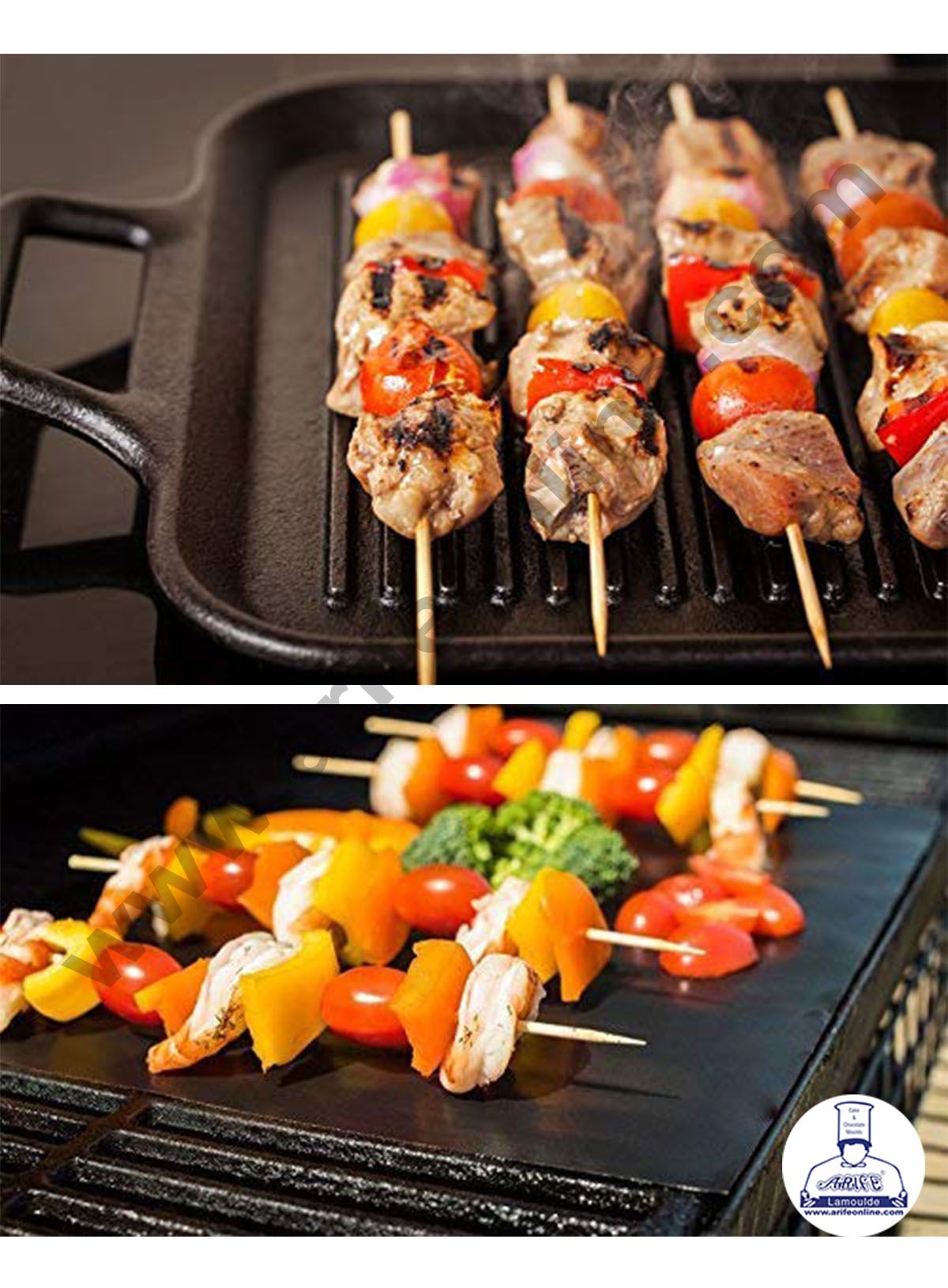 Cake Decor Natural Bamboo Wooden Skewers/BBQ Sticks for Kebab Chicken Paneer Tikka Fruits Salad for Barbecue and Grilling ( 10 inches )
