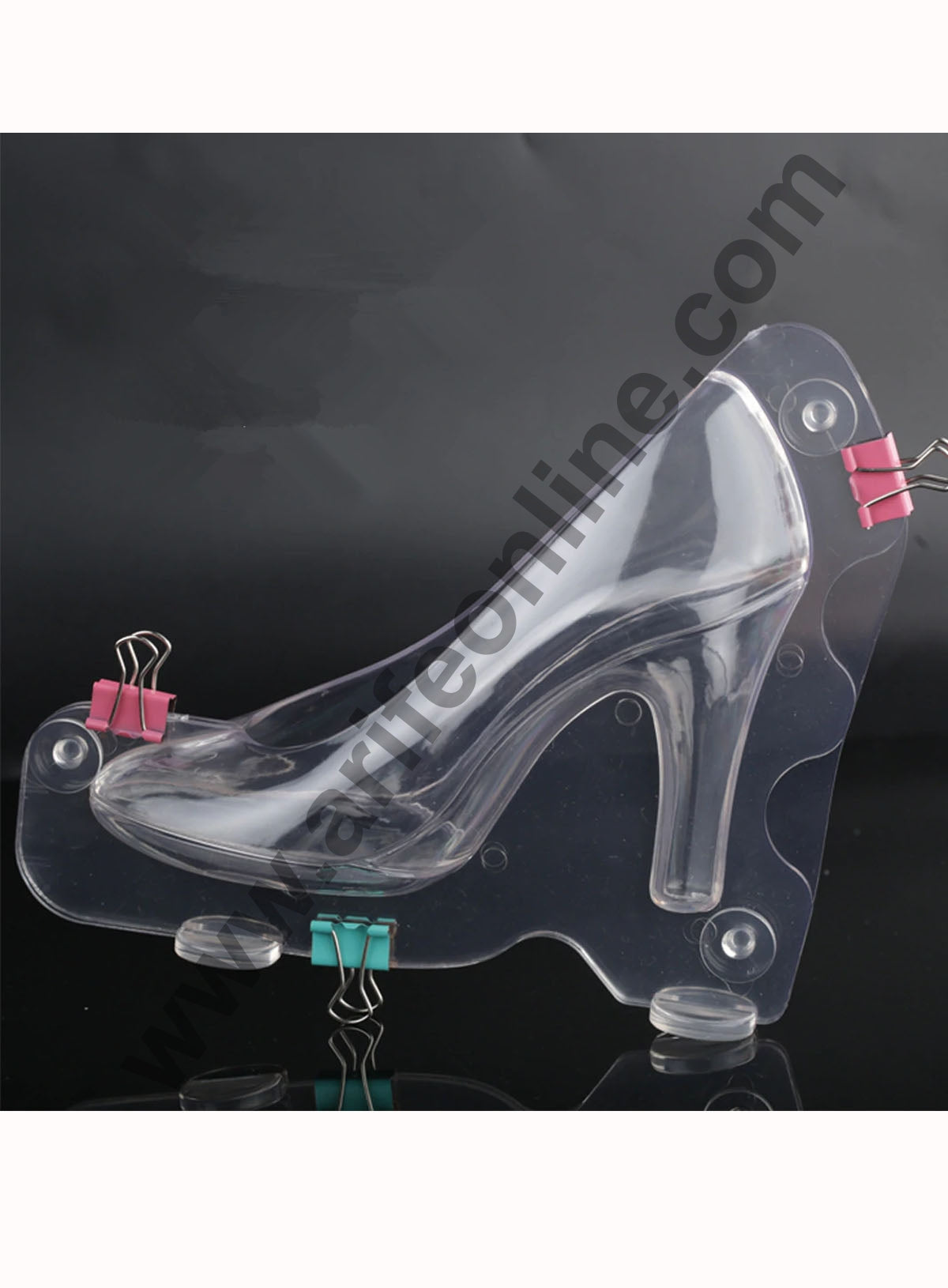 Cake Decor Polycarbonate 3D Big Ladies Shoe Chocolate Mold Cake Decorating Chocolate Mould Tools