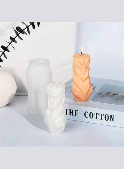 Irregular Geometric Pillars Silicone Candle Mould | SB-SCM-DYF7007 (MOQ 12 PCS) (AED)