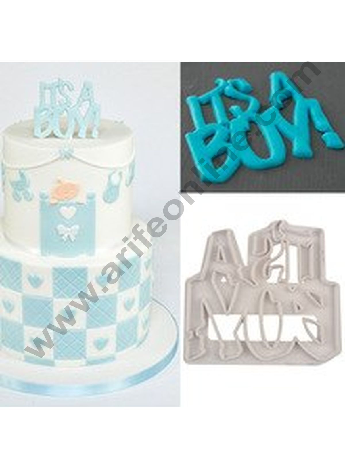 1pc It's A Boy Cutters Fondant Tool SBDT-3085 (MOQ 12 PCS) (RE)