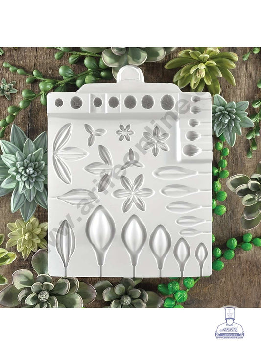Silicon 31 Cavity Succulents Flower, Petal, Leaf Silicon Chocolate Mould Jelly Mould SBCM-DYF7276 B785 (MOQ 12 PCS) (ADD)