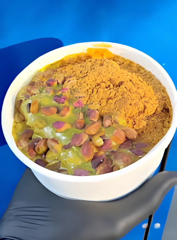 White Paper Round Salad Bowl With Lid (350ML) | 10.5 x 6.5 cm | Paper Food Container (SB-Salad-W-350ML) -(MOQ 100 PCS)