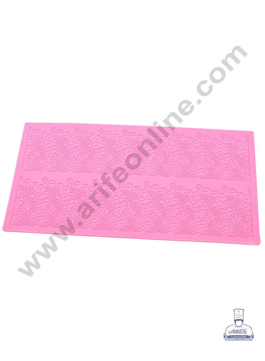 Cake Decor Silicone Cake Leaf Lace Mould Fondant Cake Decorative Silicone Lace Mat Cake Baking Mat (SBLM-SM-2729)