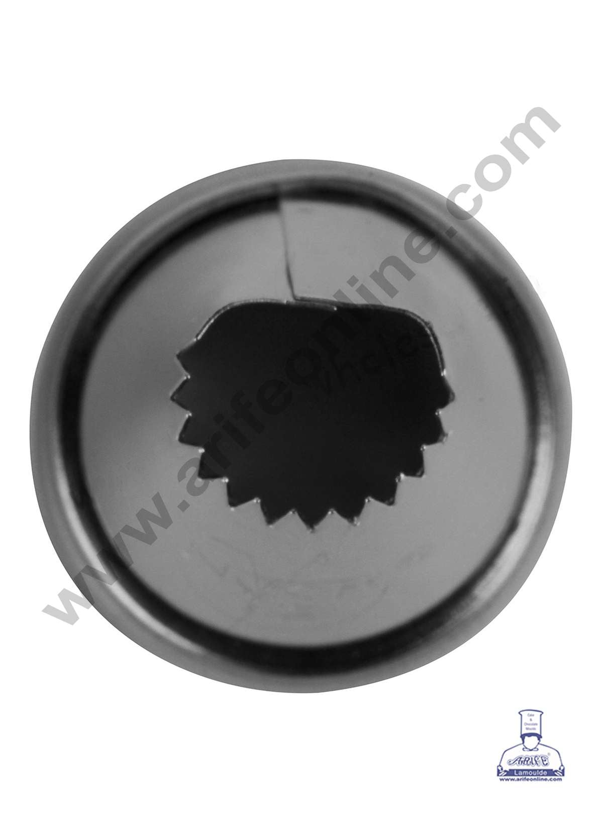 Small Noor Nozzle - No. 12 Shells Design Piping Nozzle with Collar Ring (MOQ 50 PCS)