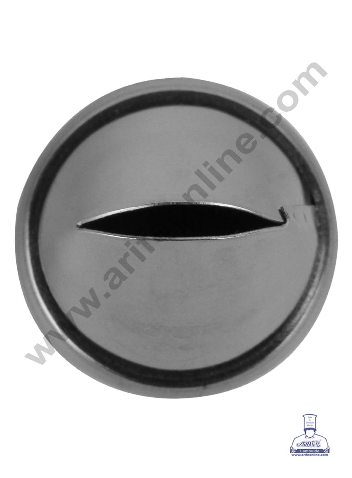Small Noor Nozzle - No. 24 Frill | Border Ribbon Design Piping Nozzle with Collar Ring (MOQ 50 PCS)