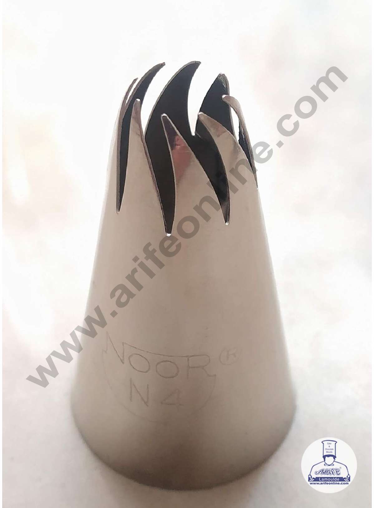 Medium Noor Nozzle - No. N4 Drop Flower Piping Nozzle (MOQ 50 PCS)