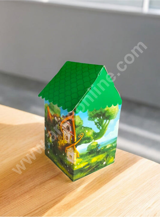Goodie Bag For Hampers | Chocolate Box Hamper Box 10 Pcs Pack - Green SBGB-41-G (MOQ 10 PACK)