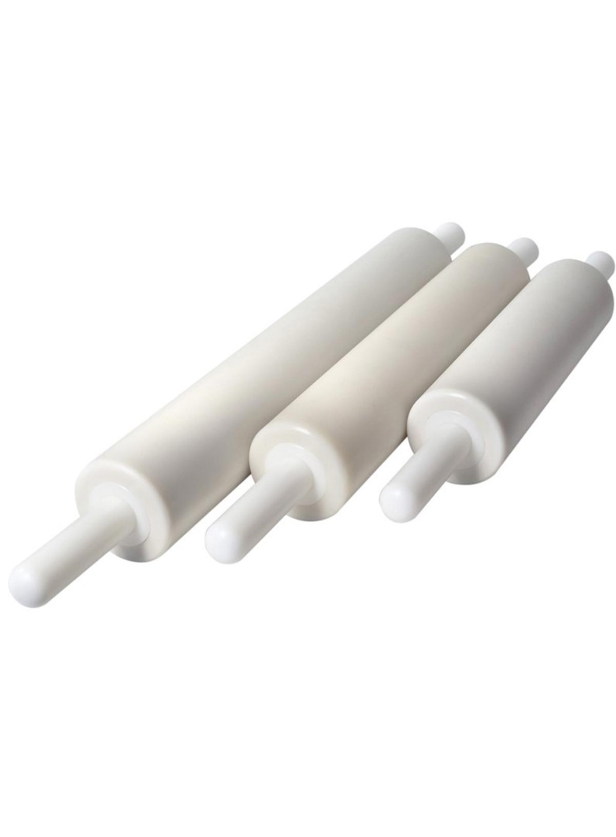 Polypropylene Rolling Pin White - 26 inch (MOQ 6 PCS) (MDD)