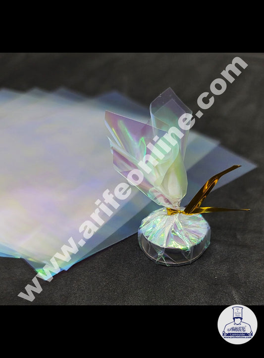 Cake Decor Transparent Rainbow Chocolate Wrapper