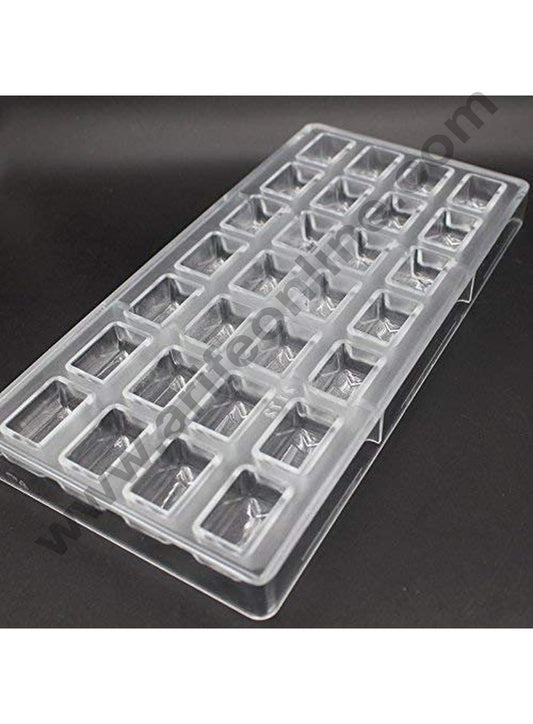 28 Cavity Rectangle Envolope Shaped Polycarbonate Chocolate Mould SB-2172 (MOQ 12 PCS) (AME)