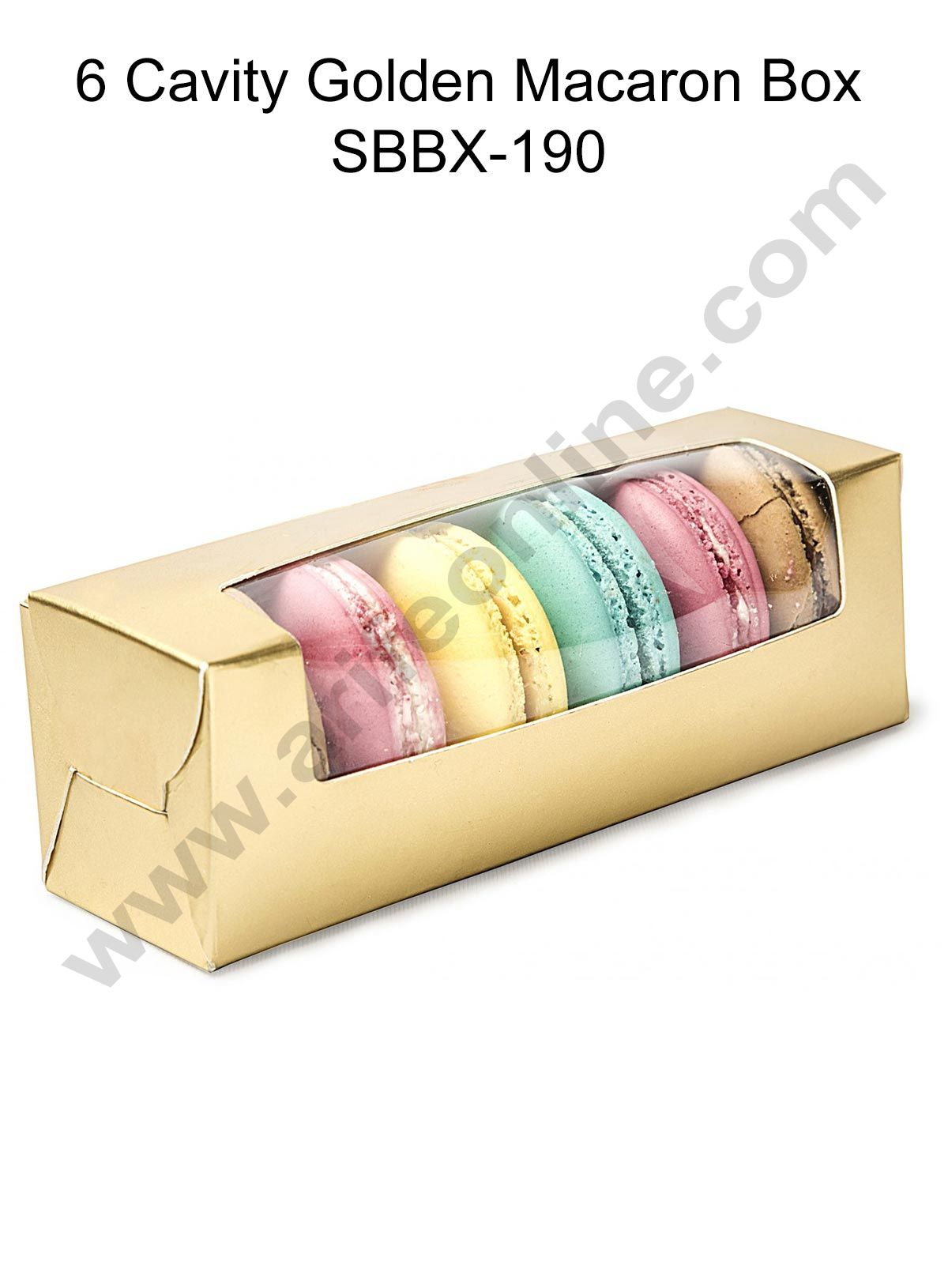 6 macaron box