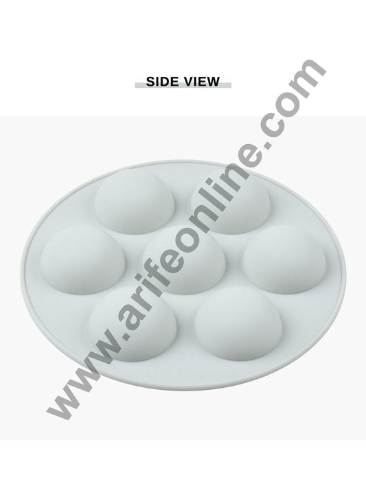 Cake Decor 7 Cavity Chocolate Mould Silicone Basket Ball and Foot Ball Silicon Jelly Candy Mould