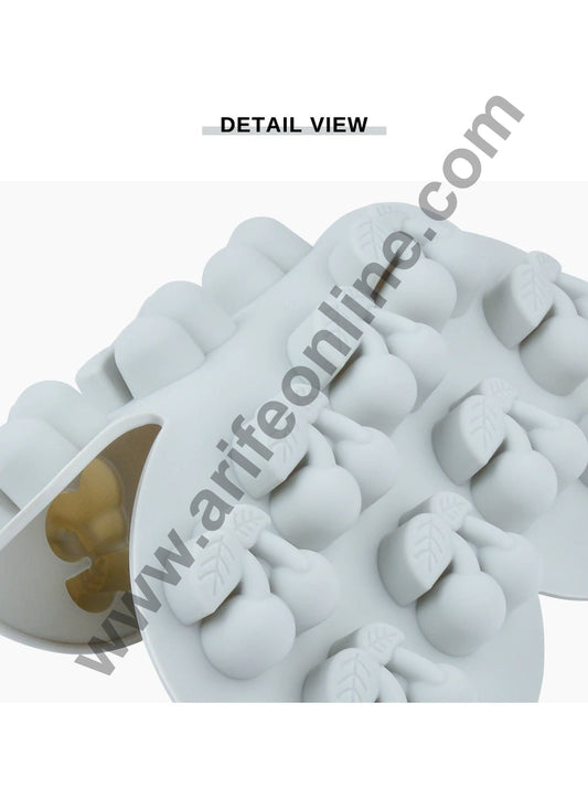 Cake Decor 14 Cavity Silicone Chocolate Mould Cherry Shape Silicon Jelly Candy Mould
