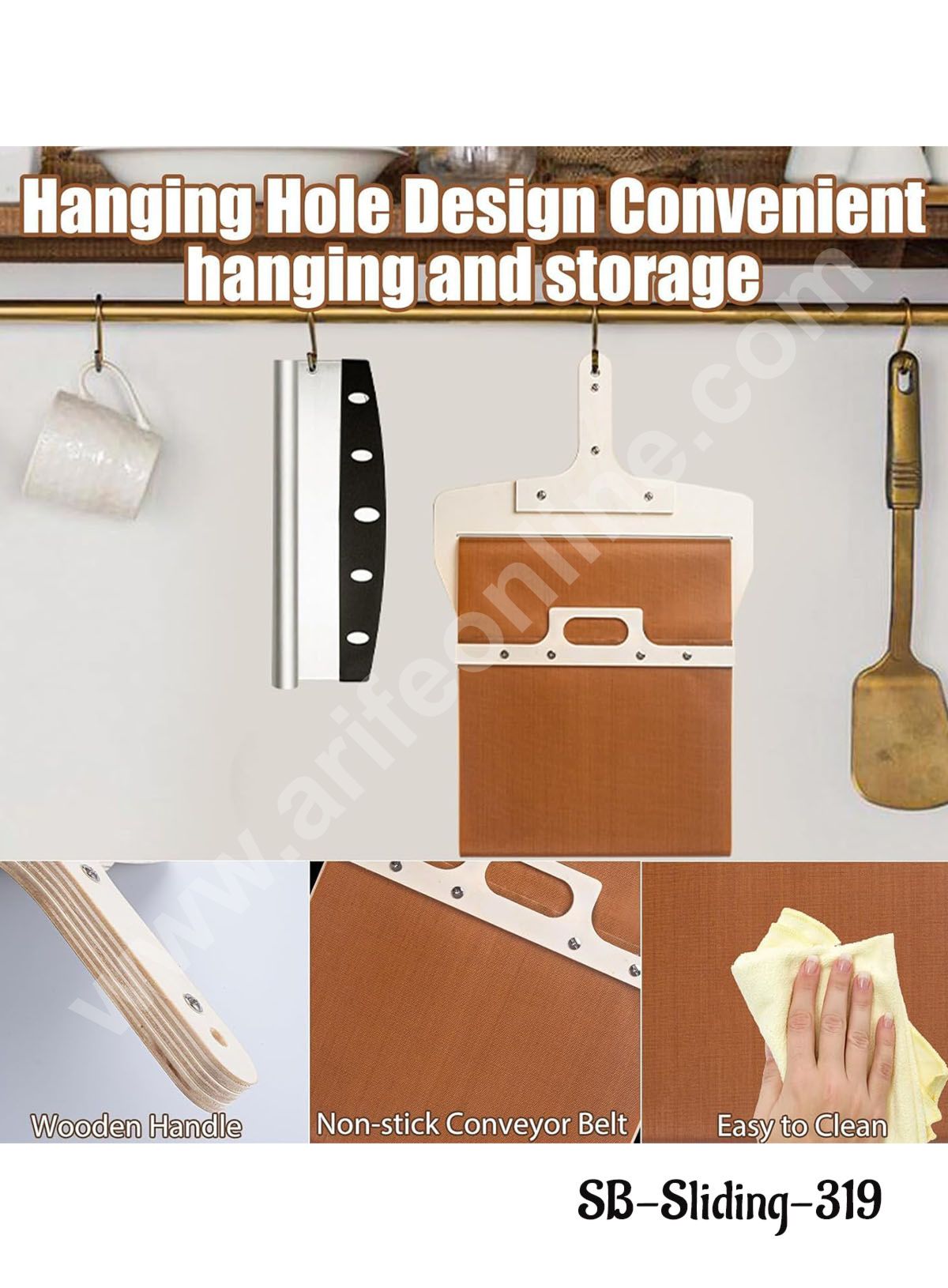 Sliding Pizza Cake Sliding Scrapper, That Transfers Pizza Perfectly | Pizza Board| Pizza Transfer Slider Pizza (MOQ 12 PCS)