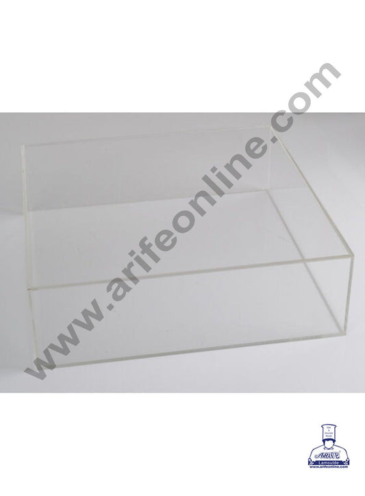 CAKE DECOR FILL-A-TIER CLEAR CAKE DISPLAY - SQUARE