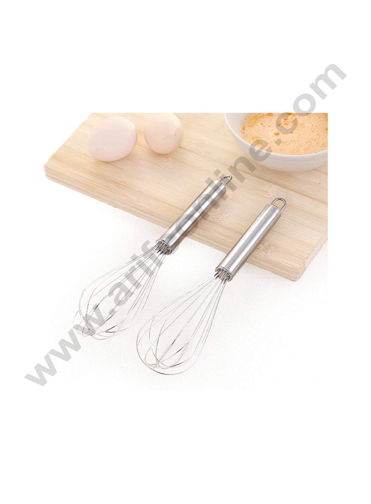 Stainless Steel 10 inch Hand Whisk Egg Beater Kitchen Blender Stainless Steel Ball Whisk (50803-14) (MOQ 12 PCS)(UD)