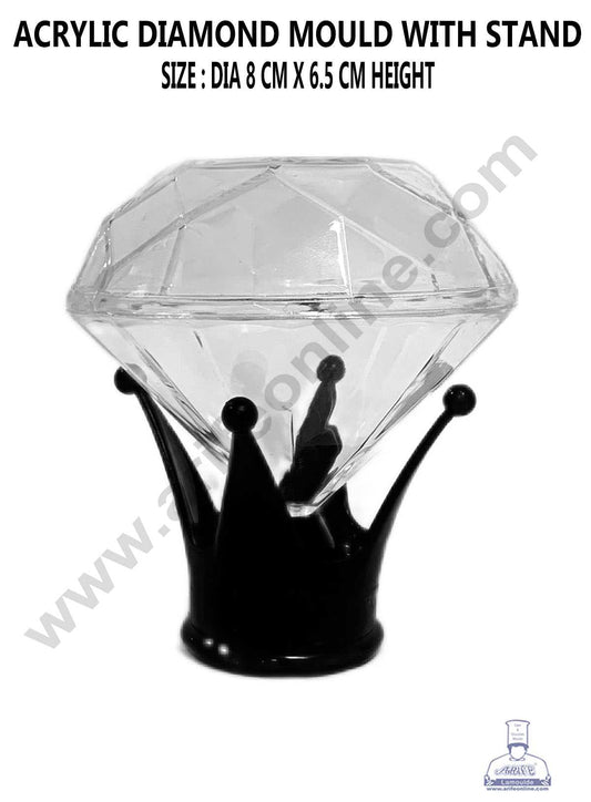 Ultimakes Acrylic Diamond Mould with Stand (SB- UDiamond-001)