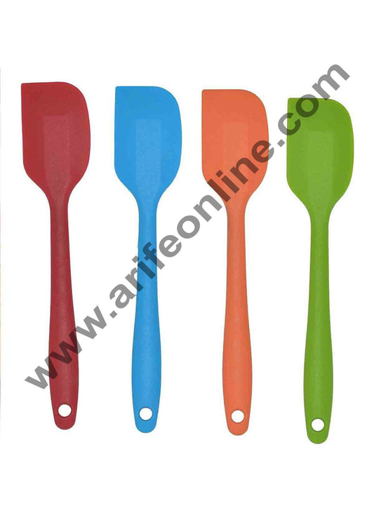 Cake Decor 1Pcs Silicone Batter Spatula Cake Cream Mixer Long Handled Models Baking Scraper Kitchen Cooking Tool Random Color