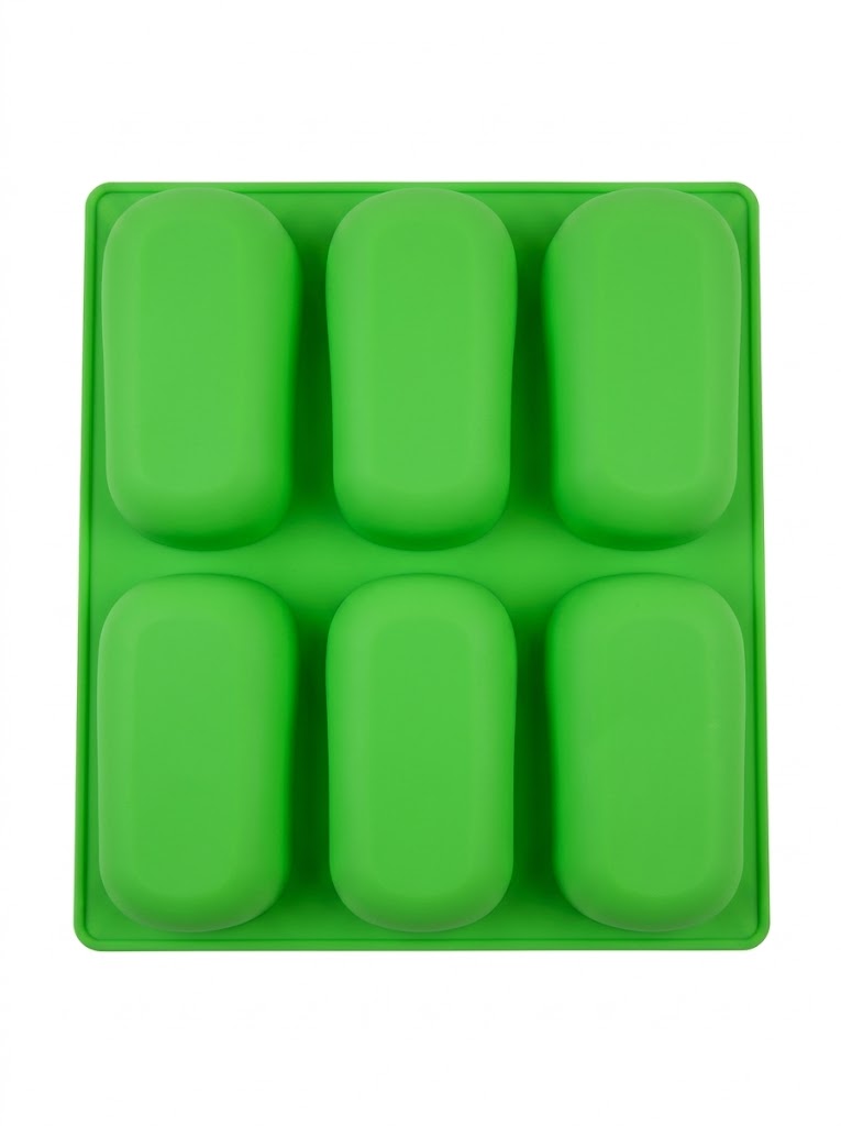 6 Cavity Silicon Soap Mould (MOQ 12 PCS)