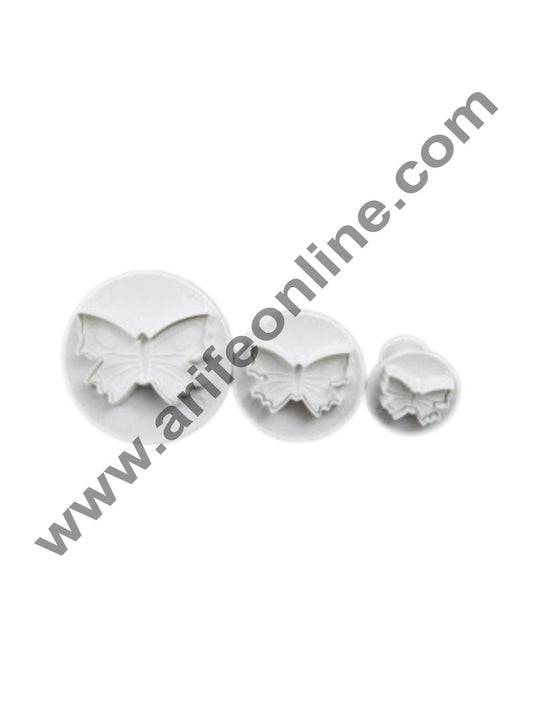 Cake Decor Butterfly Plunger Cutter (set of 3), Fondant cutters, Fondant cutters set tools