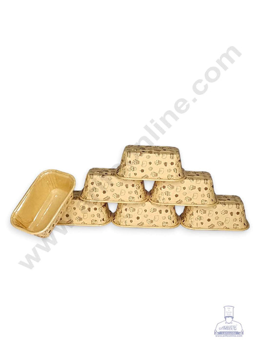 Small Brown Paper Bake and Serve Plum Cake Mold (MOQ 100 PCS)