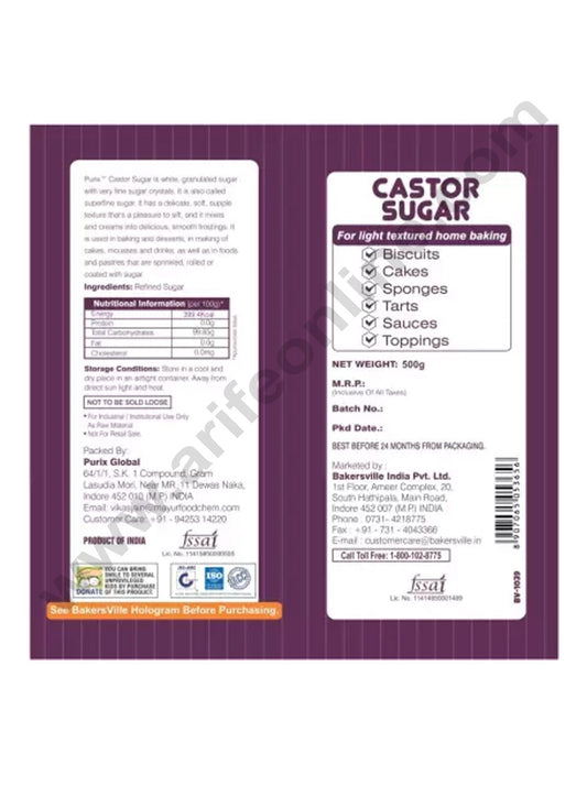 Purix ™ Castor Sugar Crystals (500 g)