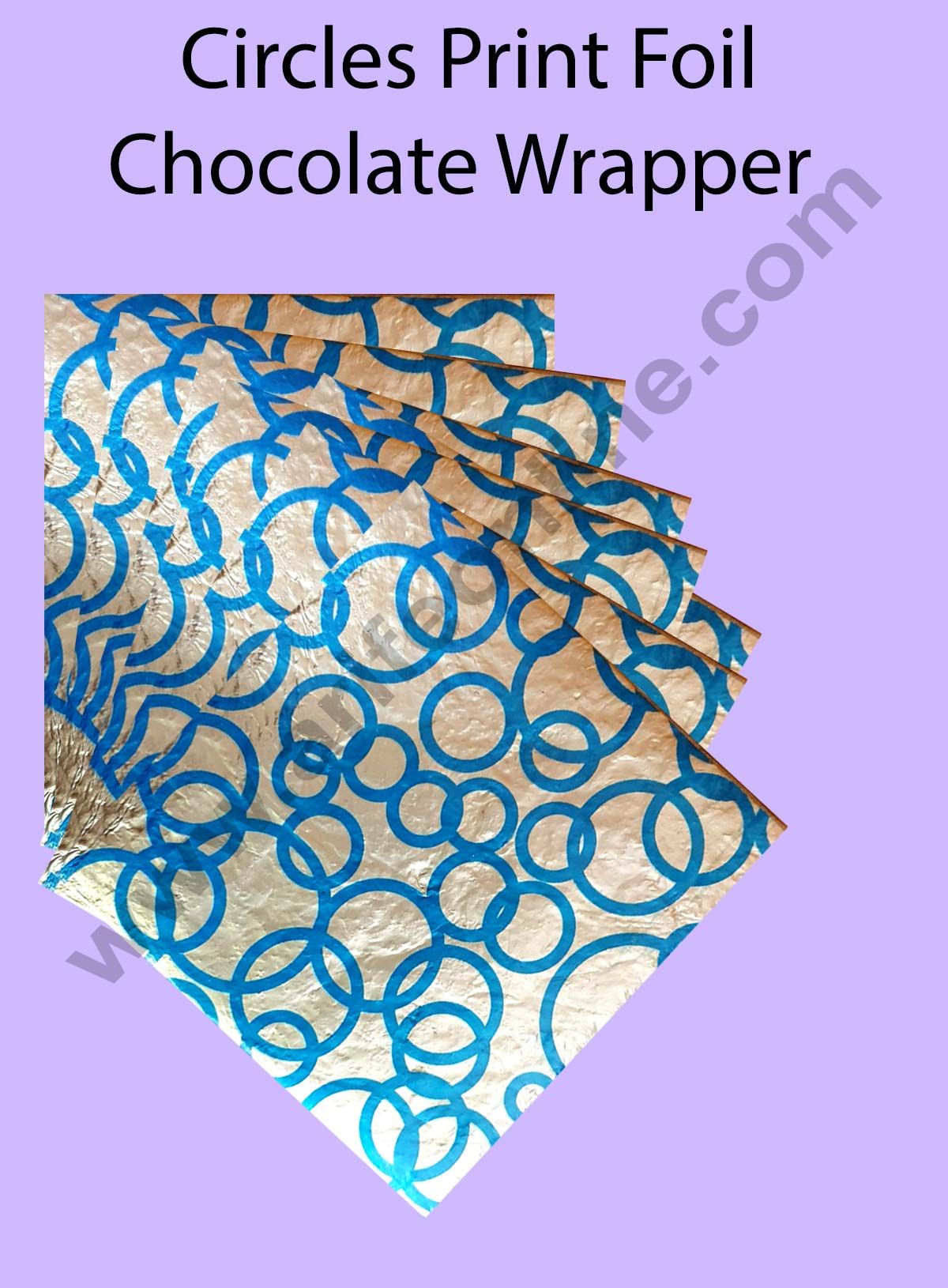 Circles Print Cut Foil Wrapper