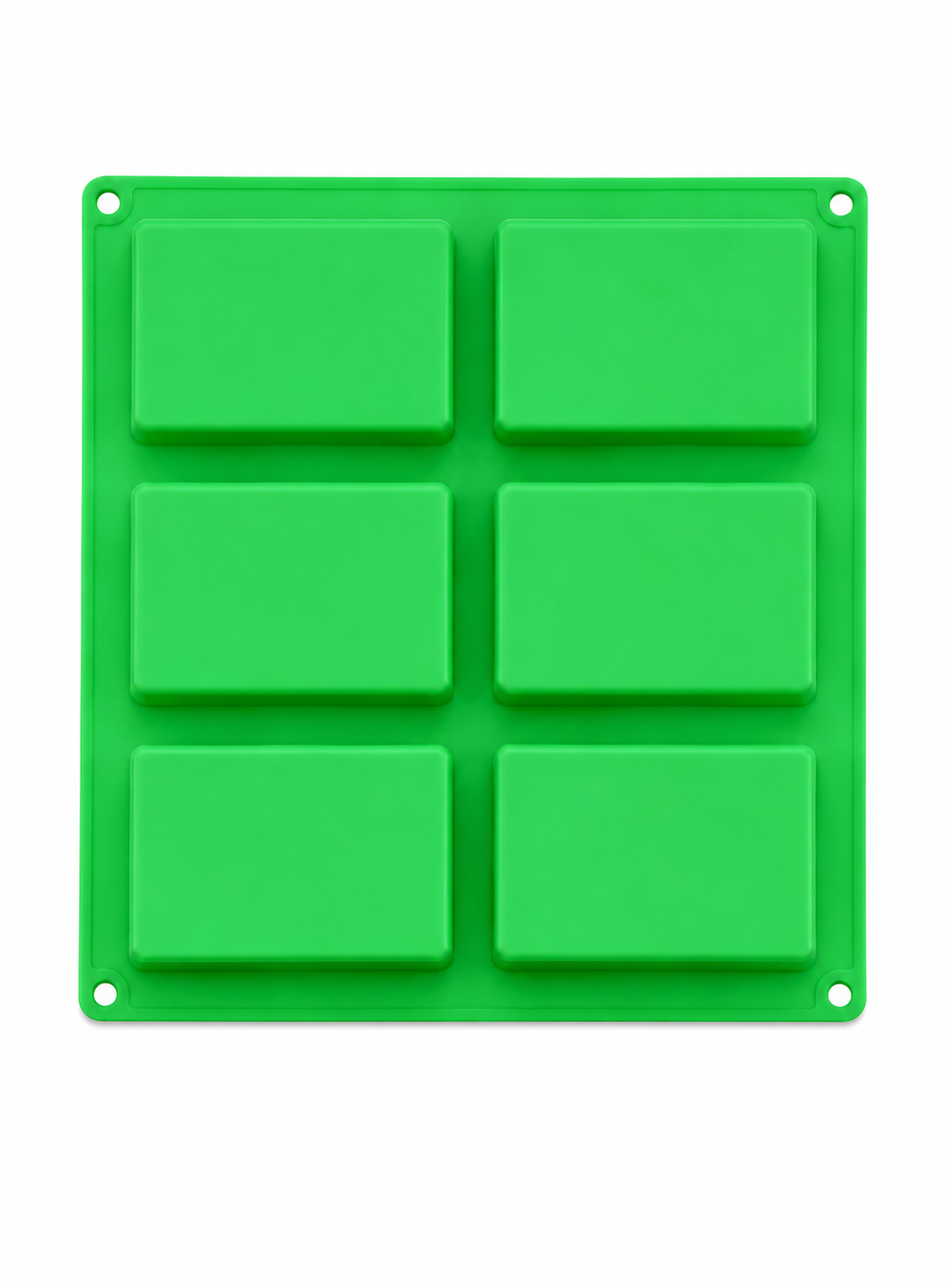 6 Cavity Rectangle Bread Loaf Silicone Moulds for Soaps and Chocolate Jelly Desserts Mould (MOQ 12 PCS)